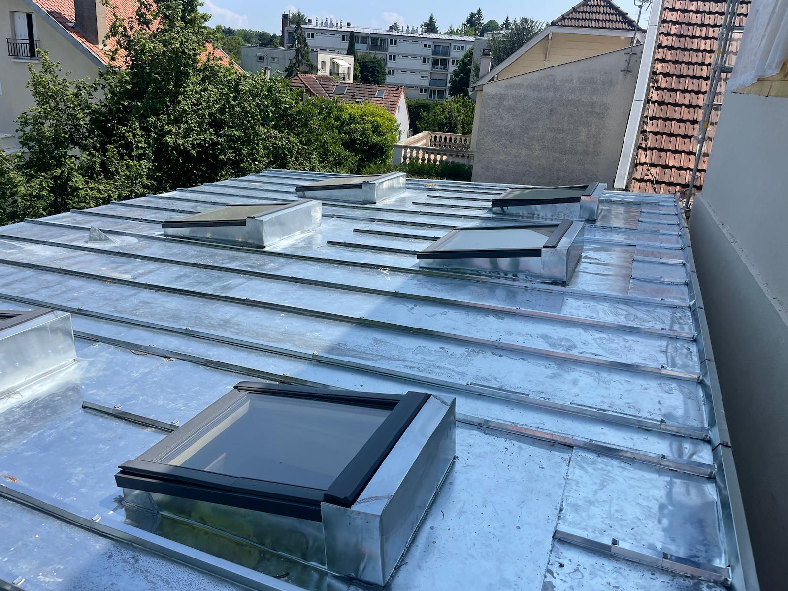 Pose de fenêtre de toit Bavent